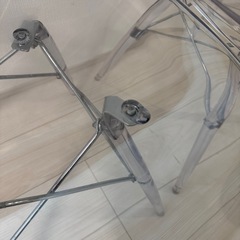 2脚セット❗️クリアチェア イームズの画像