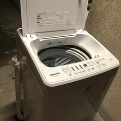 生活家電洗濯機　　HISENSE HWｰG45E4KW 4.5KG 2016年製の画像