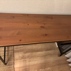 【即購入OK・人気のIKEAデスク】 FJÄLLBO（フィエルボ）ラップトップテーブル ブラック 100x36cmの画像