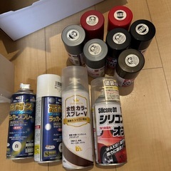 タミヤラッカースプレーなどの画像