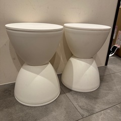 プリンスアハ リプロダクト品 スツール ホワイトの画像