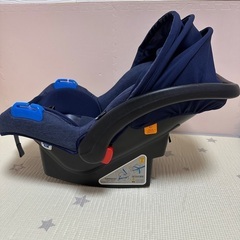 美品 チャイルドシート マムズキャリー MC ブライトデニムプラス ベビーシートの画像