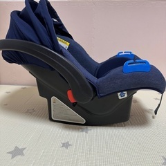 美品 チャイルドシート マムズキャリー MC ブライトデニムプラス ベビーシートの画像