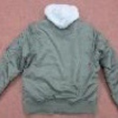 【中古】MA-1 フライトジャケット カーキ Mサイズの画像