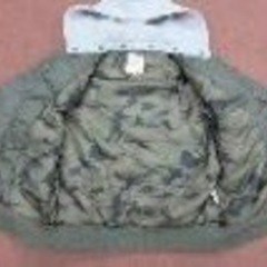 【中古】MA-1 フライトジャケット カーキ Mサイズの画像