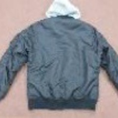 【中古】MA-1 フライトジャケット ブラック Mサイズの画像