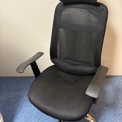 ハイバックメッシュチェア　ワークチェア　仕事用　書斎の画像