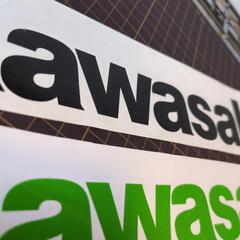 Kawasaki　カッティングステッカー　2枚の画像