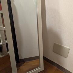姿見　フレーム白の画像