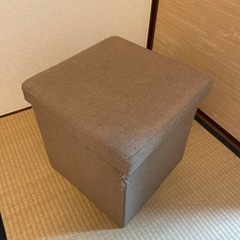 猫の家　収納スツール 収納ケース兼用椅子の画像
