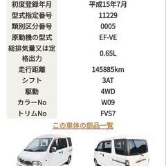 ダイハツ アトレーワゴン ハイルーフ ドアミラー サイド 手動 可倒式 メッキ

の画像