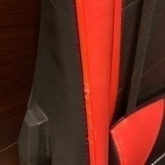 【美品】 GTRACING ゲーミングチェア レッド　 リクライニング 座面昇降 アーム昇降 の画像