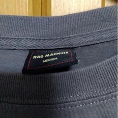 ※非対面OK※ 【中古】RAG MACHINEグレーMラグマシーンバックプリントの画像