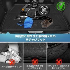 未使用 社外品 ステップワゴン ラゲッジマット トランクマット TPE素材 立体構造 滑り防止 耐汚れ 耐摩擦 防水マット STEPWGNの画像