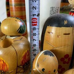 こけし　詳細不明　約10キロ　現状販売　送料無料　伝統工芸品　名入り　記念品　お土産　その他の画像