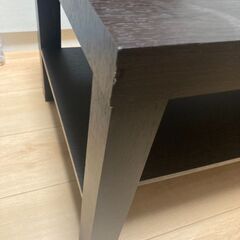 ダイニングテーブル（90×45cm）（高さ：40cm）※キズ汚れありの画像