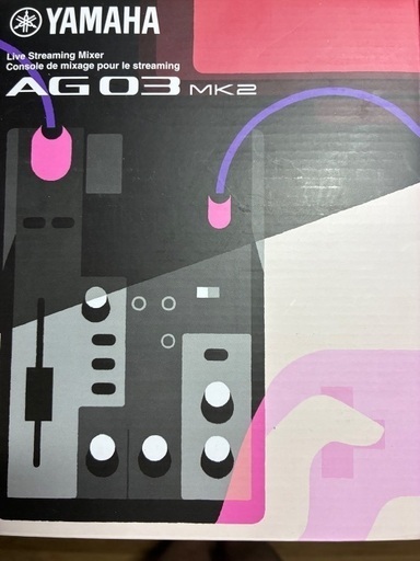 YAMAHA AG03 mk2 ブラック