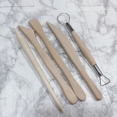 かきべら　セット　陶芸　コテ　こて　カンナ　ヘラ　削り　道具　型　ヘラ　6の画像