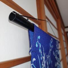 納涼　タペストリー　ちりめん生地の画像