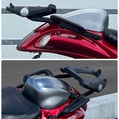 旭川　隼2型用トップケース&ステー中古の画像