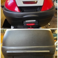 旭川　隼2型用トップケース&ステー中古の画像
