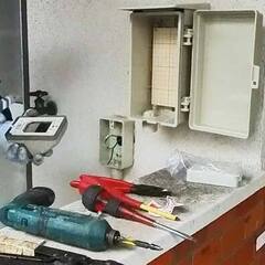 【防犯カメラ】マンションへの取付工事ご依頼作業へ行ってきました。