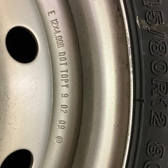 ブリヂストン　145/80R12  タイヤ、ホイールセットの画像