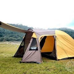 美品 ヒルストーン 2ルームテント 大型サイズ 4～5人用 キャンプ 説明書付きの画像