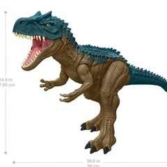 マテル　ジュラシックワールド　スーパービッグ アロサウルス　フィギュア 恐竜 ティラノサウルスの画像