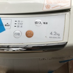 東芝　洗濯機　AW-42MLの画像