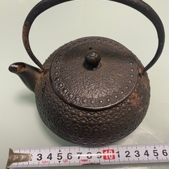 南部鉄器　鉄瓶の画像