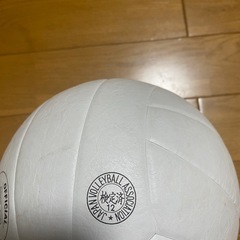 バレーボール　白の画像