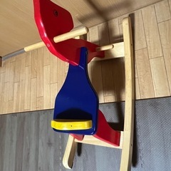 かわいい❤️　木製木馬の画像