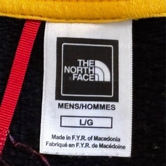 【THE NORTH FACE】フルジップパーカー　バイカラーイエロー×ブラックの画像