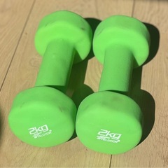 カラーダンベル2kgの画像