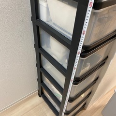 5段 収納ボックス 収納ボックス  キャスター付きの画像