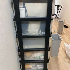 5段 収納ボックス 収納ボックス  キャスター付きの画像