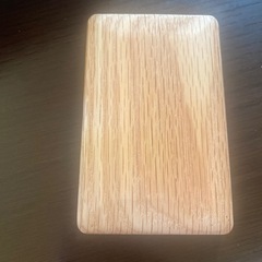 【天然木使用】シンプルでおしゃれな木製名刺入れの画像