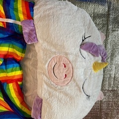 虹柄🌈ユニコーン🦄寝袋の画像