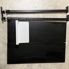 ニトリ　マグネットがくっつく　つっぱりキッチンパネル、マグネットボトルトレーセットの画像