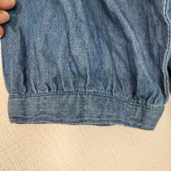 デニム生地 ☆ 長袖 カットソー Mサイズ 新品同様の画像