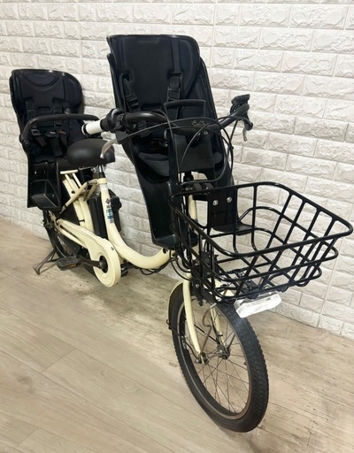 ✨美品✨室内保管✨純正チャイルドシート✨ブリヂストンビッケ2子供乗せ電動自転車 ✨美品✨室内保管✨純正チャイルドシート✨ブリヂストンビッケ2