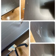 テーブルと椅子セットの画像