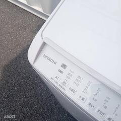 🉐🉐T083新生活　日立　23年製　乾燥機能付き洗濯機　8㌔の画像