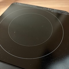アイリスオーヤマ IH卓上クッキングヒーター 黒 ブラックの画像