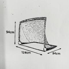 0810　折りたたみサーカーゴール　中央区不用品交換事業の画像