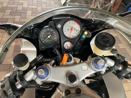 予備検査付き！HONDA VTR1000F 機関良好低走行距離車バッテリー新品