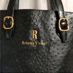 美品Roberta Viviani ITALY レザートートバッグの画像