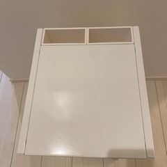 tower　ソファサイドワゴン【白】の画像