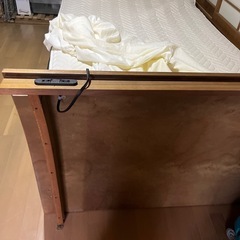 ニトリ　セミダブルベッドの画像